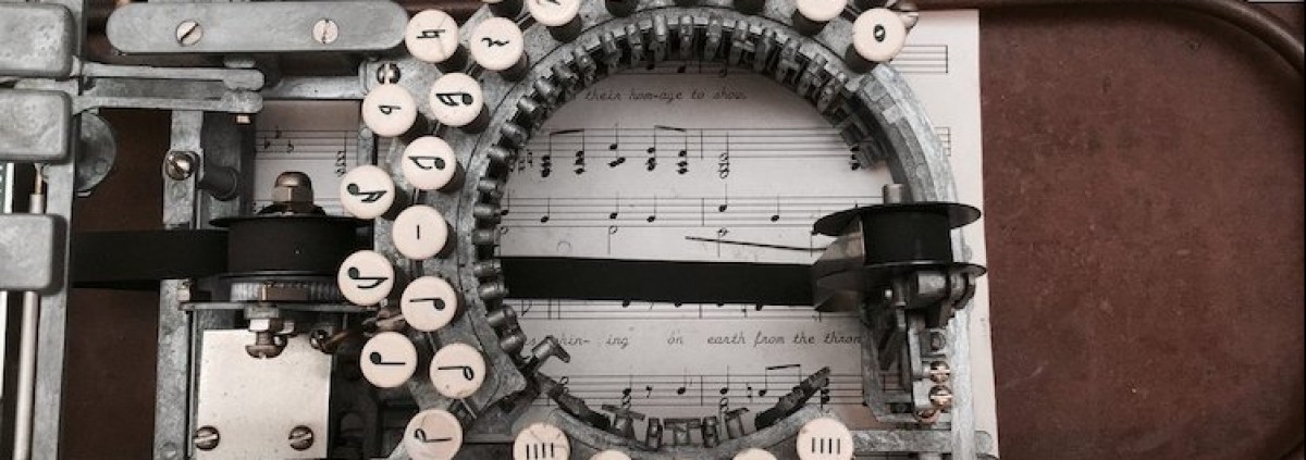Keaton Music Typewriter from the 1950's
